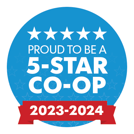 Proud to be a 5-Star Co-op