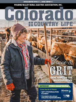 March 2023 Colorado Country Life Magazine cover image
