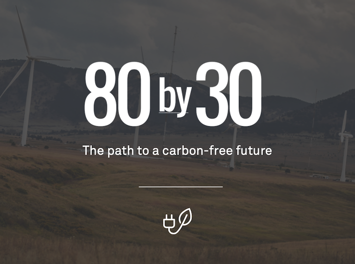 80 by 30 the path to a carbon free future