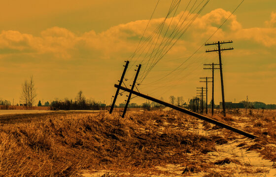 Safe Driving Around Downed Power Poles & Electric Lines