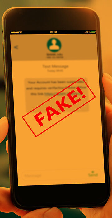 fake text message alert photo