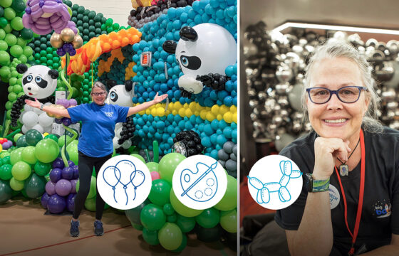 Faces, Places & Voices of PVREA - Allison Dunning & her balloon art header image