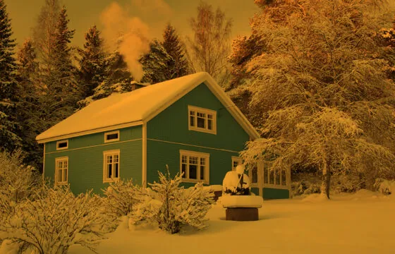 Stay safe & Warm with your winter home readiness guide - header image showing a snowy house