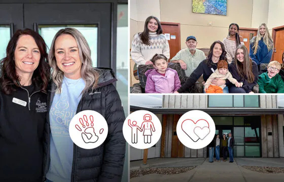 Faces, Places & Voices Of PVREA Header Image - Respite Care staff, members, and building