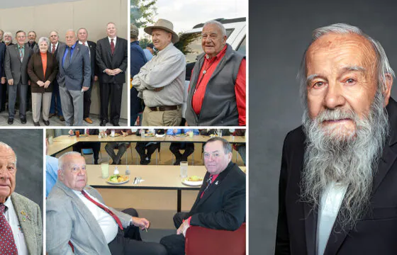 Photo collage of retiring PVREA Board Member Ron Sutherland.